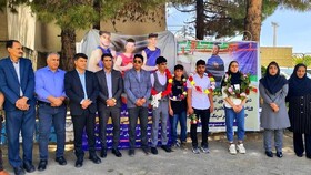 استقبال از مدال‌آوران کهگیلویه و بویراحمدی در مسابقات قهرمانی کشور
