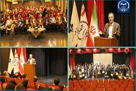گرامیداشت مقام استاد و معرفی سرآمدان آموزشی در دانشگاه علم و فرهنگ/ تاکید رئیس جهاددانشگاهی بر قدردانی از اساتید