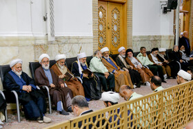 مراسم یادبود جانباختگان بندر شهید رجایی در حرم حضرت معصومه(س)