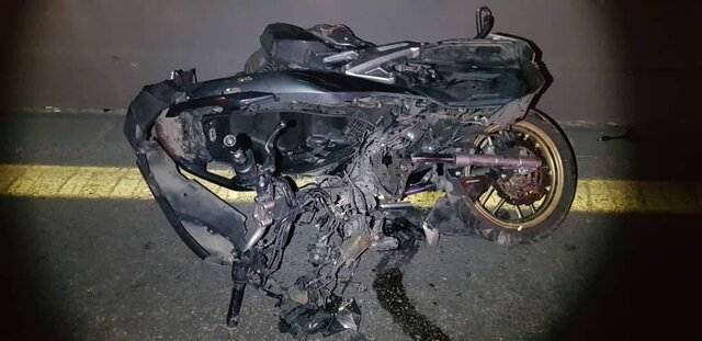 ۲ کشته و ۲ مصدوم در برخورد ون با موتورسیکلت در بزرگراه امام علی (ع)