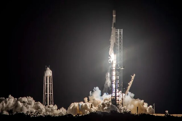 پرتاب ماهوارههای «استارلینک» در روز جنگ ستارگان