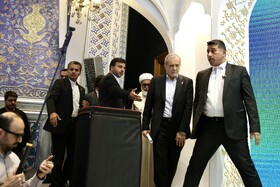 مسعود پزشکیان، رئیس جمهور در اختتامیه کنگره بین‌المللی امام رضا(ع)