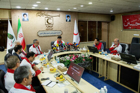 نشست خبری  پیرحسین کولیوند، رییس جمعیت هلال احمر