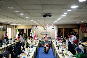 نشست خبری  پیرحسین کولیوند، رییس جمعیت هلال احمر