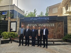 بازدید استاندار تهران از پژوهشگاه رویان/ کمک ما به رویان جهادی خواهد بود