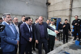 بازدید عبدالکریم حسینزاده، معاون رییس جمهور در امور توسعه روستایی و مناطق محروم کشور از پروژه واحد تولیدی روستای قاضیجهان شهرستان آذرشهر