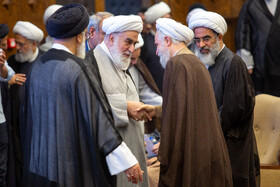 آیت الله محمدی گلپایگانی در همایش بین المللی یکصدمین سال بازتاسیس حوزه علمیه قم