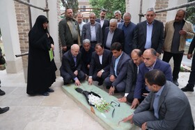 ادای احترام قالیباف به مقام شامخ شهید گمنام
