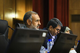 سخنرانی حسین انجم شعاع، رئیس شورای هماهنگی تبلیغات اسلامی استان درمراسم  تجلیل از دست‌اندرکاران ستاد دهه فجر کرمان