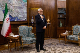 محمدرضا عارف، معاون اول رئیس جمهور در دیدار با وزیر انرژی تاجیکستان