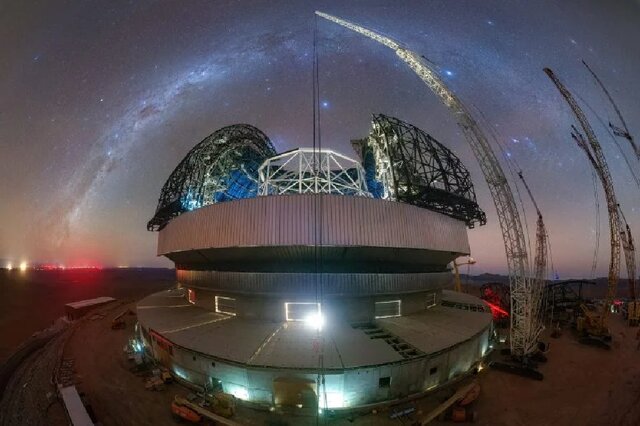 نمای تلسکوپ بسیار بزرگ از وبکمهای زنده تماشای زنده بزرگترین تلسکوپ جهان