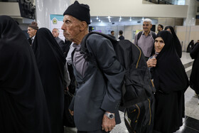 بدرقه نخستین گروه از زائران حج ۱۴۰۴ - مشهد