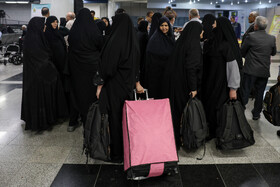 بدرقه نخستین گروه از زائران حج ۱۴۰۴ - مشهد