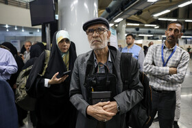 بدرقه نخستین گروه از زائران حج ۱۴۰۴ - مشهد