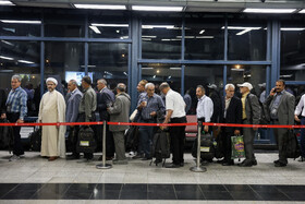 بدرقه نخستین گروه از زائران حج ۱۴۰۴ - مشهد