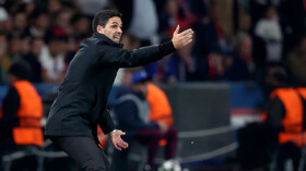 آرتتا از دلایل شکست توپچی‌ها برابر PSG گفت