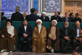 مراسم گرامیداشت اولین سالگرد شهدای پرواز در حرم مطهر رضوی