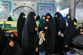 مراسم گرامیداشت اولین سالگرد شهدای پرواز در حرم مطهر رضوی