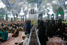 مراسم گرامیداشت اولین سالگرد شهدای پرواز در حرم مطهر رضوی