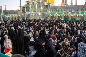 شب میلاد امام رضا(ع) در حرم حضرت فاطمه معصومه(س)