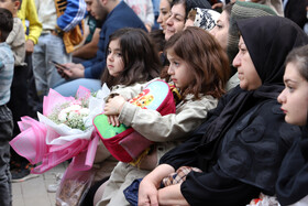 مراسم استقبال از خادمین و پرچم متبرک حرم مطهر حضرت امام رضا(ع) در اهر