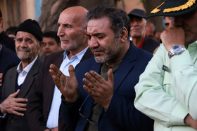 مراسم استقبال از خادمین و پرچم متبرک حرم مطهر حضرت امام رضا(ع) در اهر