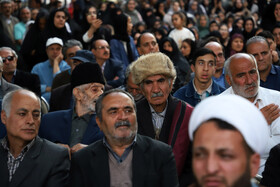 مراسم استقبال از خادمین و پرچم متبرک حرم مطهر حضرت امام رضا(ع) در اهر