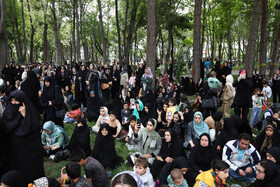 مراسم استقبال از خادمین و پرچم متبرک حرم مطهر حضرت امام رضا(ع) در اهر