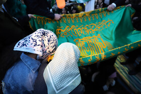 مراسم استقبال از خادمین و پرچم متبرک حرم مطهر حضرت امام رضا(ع) در اهر