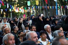 مراسم استقبال از خادمین و پرچم متبرک حرم مطهر حضرت امام رضا(ع) در اهر