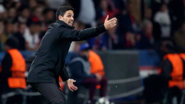 آرتتا از دلایل شکست توپچی‌ها برابر PSG گفت