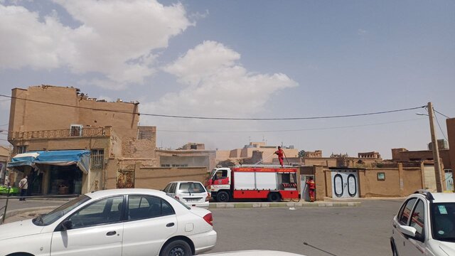 آتش دامن خانه‌ای در بافت تاریخی سمنان را گرفت