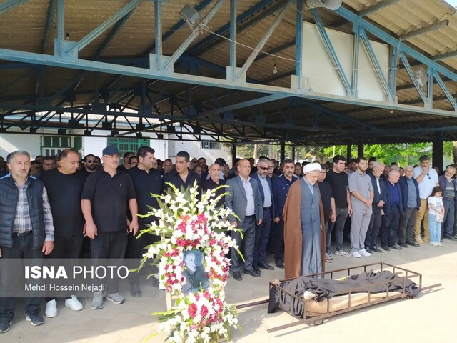 هنرمند توانای سینما و تلویزیون گیلان در آستارا تشییع شد