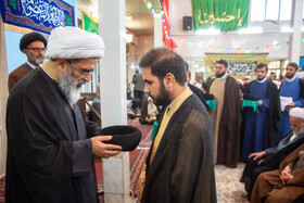 عمامه گذاری طلاب در روز میلاد امام رضا(ع) - قم