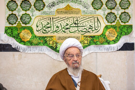 عمامه گذاری طلاب در روز میلاد امام رضا(ع) - قم