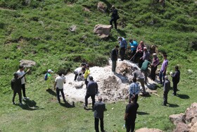 آیین ۶۰۰ ساله ورف چال  روستای آب اسک آمل -مازندران