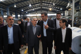 بازدید علی بابایی، رییس کمیسیون اجتماعی مجلس شورای اسلامی از واحد های صنعتی، تولیدی در منطقه آزاد ارس