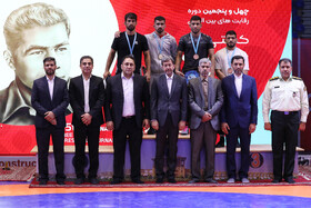 فینال روز دوم رقابت های بین‌المللی کشتی آزاد جام جهان پهلوان تختی