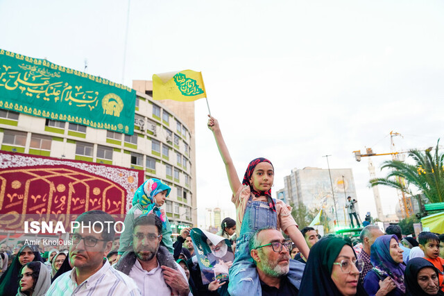 جشن امام رضایی‌ها با حضور پرشور تهرانی‌ها + ویدئو