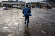 نزدیک شدن توده بارشی گسترده به تهران/ احتمال آب گرفتگی و روان‌آب