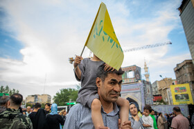 اجتماع ۵ کیلومتری امام رضایی‌ها در تهران