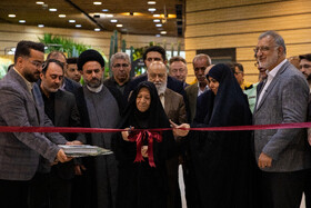 علیرضا زاکانی، شهردار تهران در افتتاحیه بیستمین نمایشگاه گل و گیاه