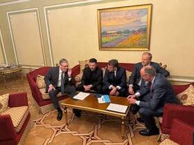 تماس تلفنی مشترک رهبران اروپایی و زلنسکی از کی‌یف با ترامپ