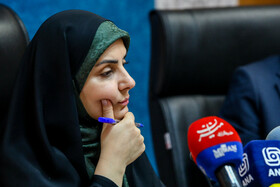 فرزانه صادق، وزیر مسکن و راه و شهرسازی در آیین انعقاد تفاهم نامه همکاری احداث و تامین مسکن فرهنگیان