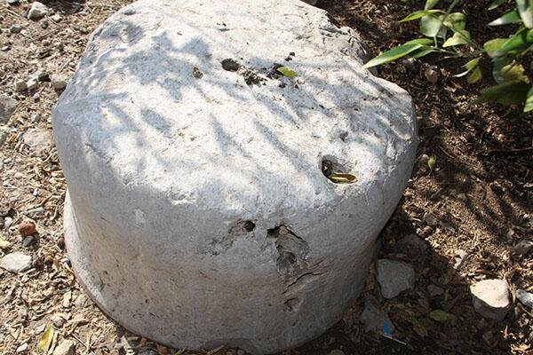 شناسایی پایه ستونهای ساسانی که در یک خانه شخصی رها شدهاند!