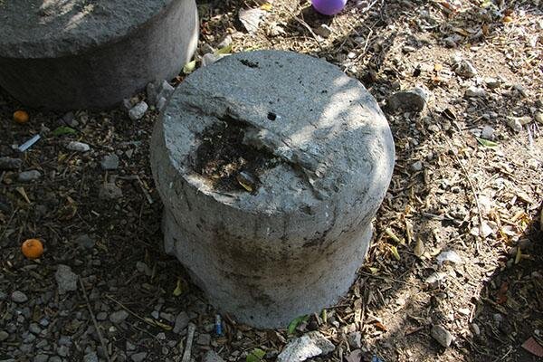 شناسایی پایه ستونهای ساسانی که در یک خانه شخصی رها شدهاند!