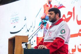 سخنرانی پیرحسین کولیوند، رییس جمعیت هلال احمر در گرامیداشت هفته هلال احمر