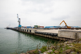 در حاشیه نشست خبری سخنگوی دولت در مجتمع بندری کاسپین منطقه آزاد بندر انزلی