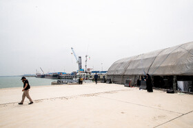 در حاشیه نشست خبری سخنگوی دولت در مجتمع بندری کاسپین منطقه آزاد بندر انزلی