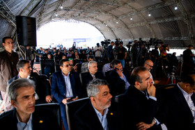 در حاشیه نشست خبری سخنگوی دولت در مجتمع بندری کاسپین منطقه آزاد بندر انزلی